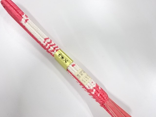 未使用品　正絹　手組帯締め